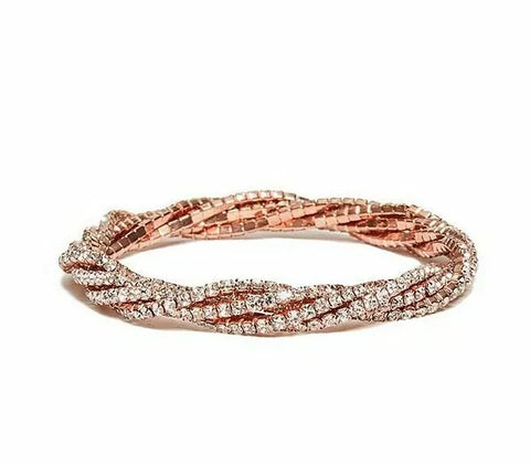Guess Women's Rose Gold With Crystal Bracelet |Guess In Lebanon