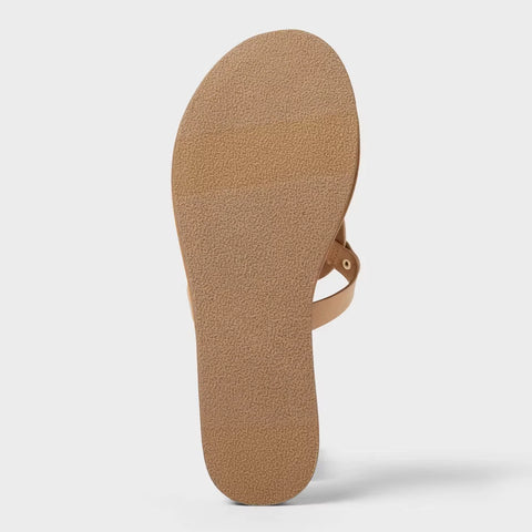 A New Day Women's Tan Layla Ornament Thong Sandals | A New Day In Lebanon
