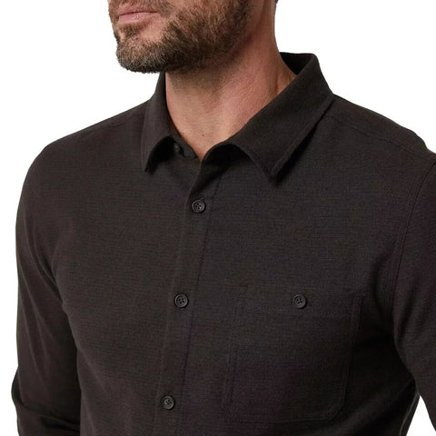 32 Degrees Men's Dark Gray Long Sleeve Shirt |32 Degrees In Lebanon