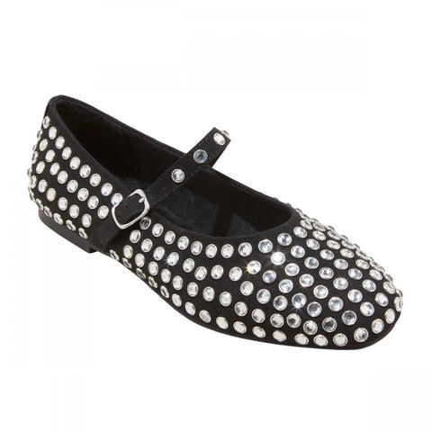 A New Day Women's Black Issa Rhinestone Mary Jane Ballet Flats Casual Shoes  |A New Day In Lebanon