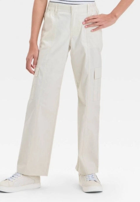 Art Class Girl's Off White Cargo Wide Leg Pant | Art Class In Lebanon