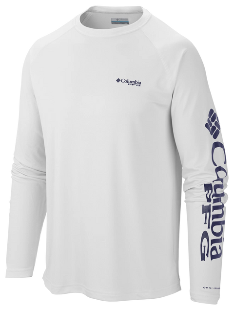 Columbia Men's White Terminal Tackle Long-Sleeve Blouse | Columbia In Lebanon