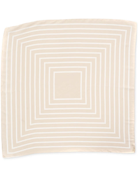 On 34th Women's Light Beige Striped Bandana Scarf |  On 34th in Lebanon