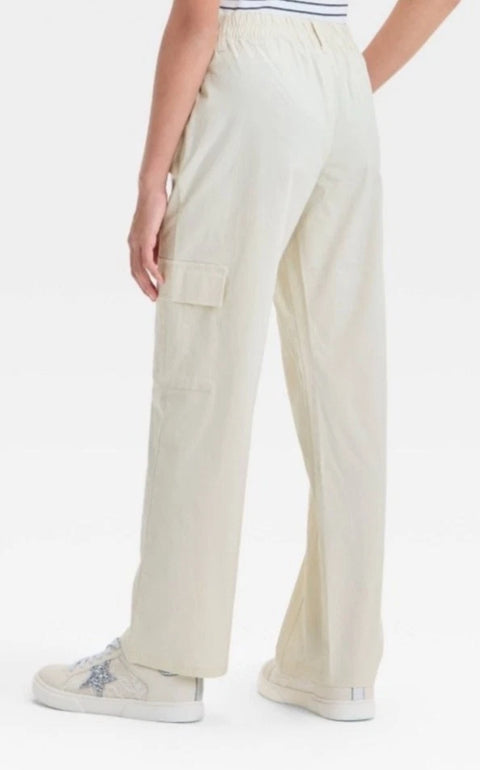 Art Class Girl's Off White Cargo Wide Leg Pant | Art Class In Lebanon