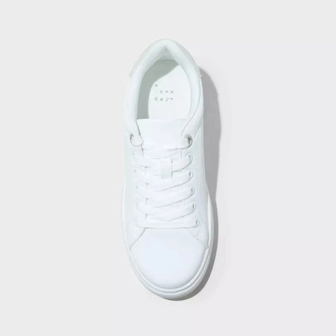 A New Day Women's White Peggy Sneakers | A New Day In Lebanon
