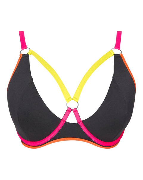 Figleaves Women's Black Curve Euphoria Bikini Top | Figleaves In Lebanon