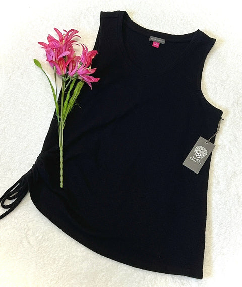 Vince Camuto Women's Black Sleeveless Knit Tank Top | Vince Camuto In Lebanon