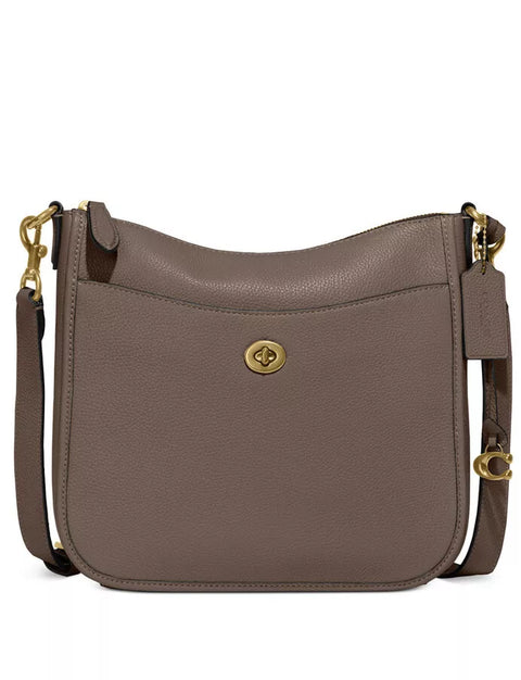 Coach Women's Brown BrassDark Stone Crossbody  | Coach In Lebanon