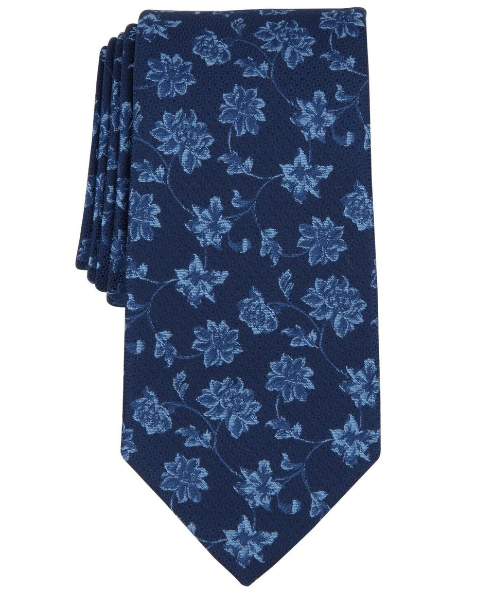 Michael Kors Men's Navy Gegan Floral Tie | Michael Kors In Lebanon