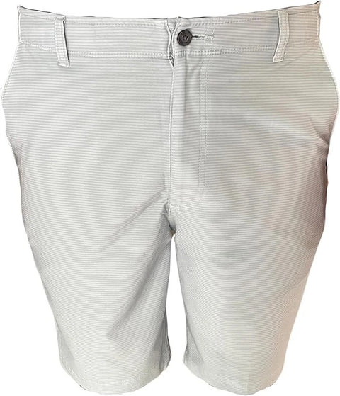Pebble Beach Men's Gray Dry-Luxe Performance Comfort Waist Golf Stretch Short |Pebble Beach In Lebanon