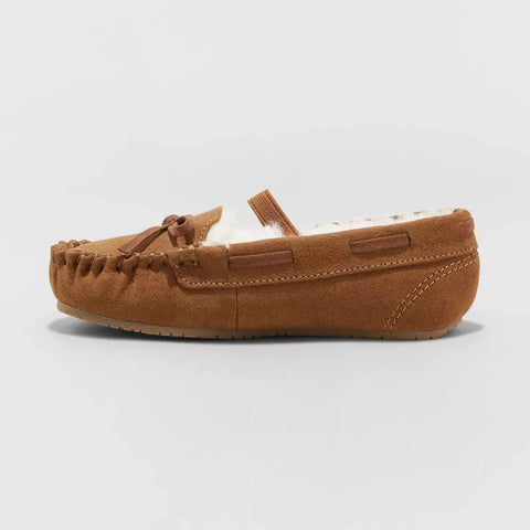 Cat & Jack Girl's Brown Celina Moccasin Slipper |Cat & Jack In Lebanon