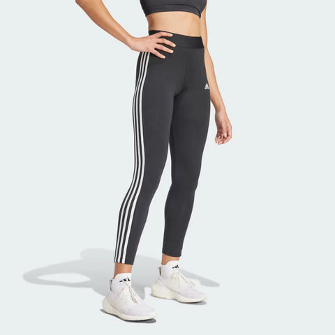 Adidas Women's Black Training Essential 3 Stripe leggings |Adidas In Lebanon