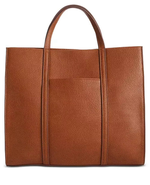 Style & Co Women's Camel Boxy Medium Tote Tortoise Handbag | Style & Co In Lebanon