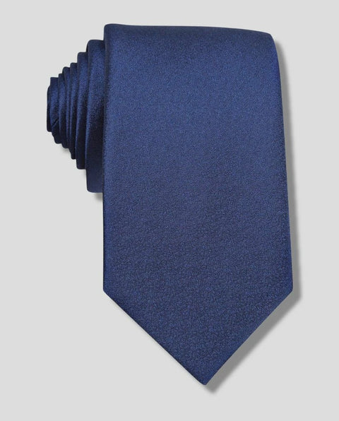 Bar III Men's Dark Blue Solid Slim Tie | Bar III In Lebanon