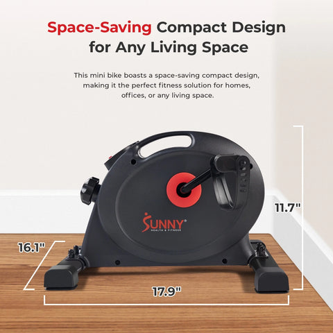 Sunny Health & Fitness Smart Mini Exercise Bike | Sunny In Lebanon