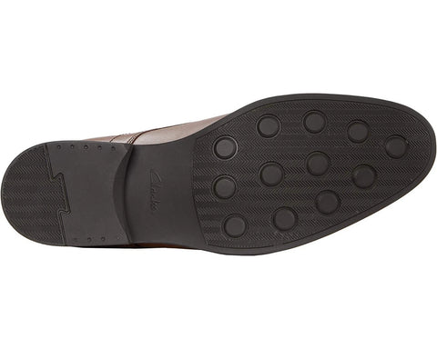 Clarks Men's Brown Whiddon Pace Leather Casual Shoes | Clarks In Lebanon