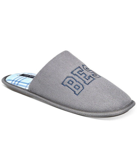 Club Room Men's Grey Best Dad Embroidered Slippers | Club Room In Lebanon