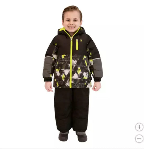SPYDER Boy's Black Multicolor Snow Jacket | SPYDER  in Lebanon