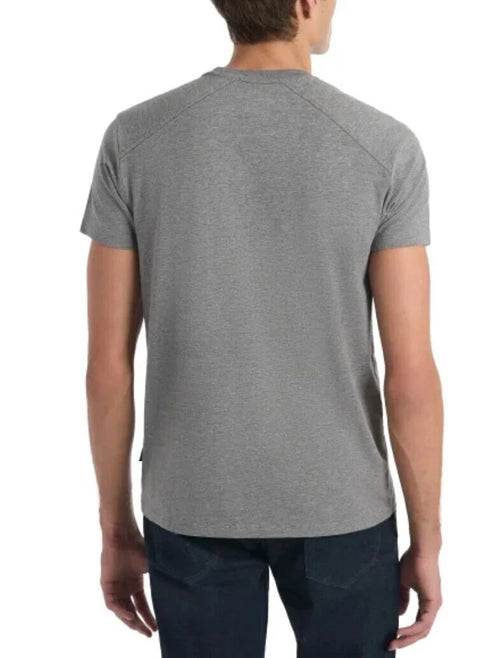 Kenneth Cole Men's Grey Crewneck Short Sleeve T Shirt | Kenneth Cole In Lebanon