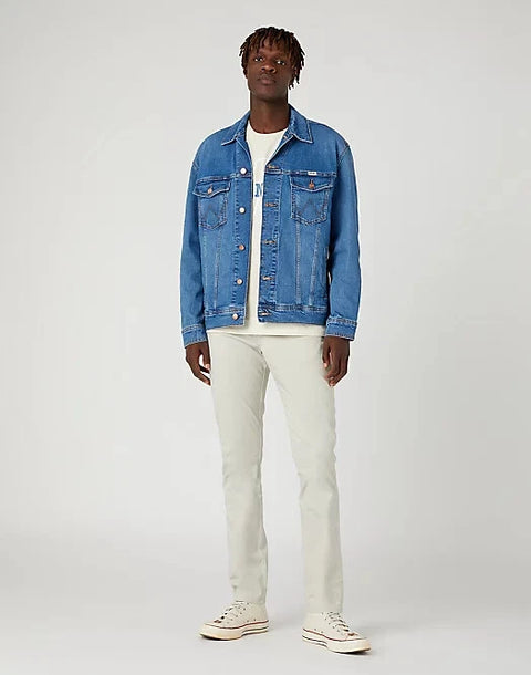 Wrangler Men's Light Gray Moonstruck Larston 812 Slim Tapered Pant | Wrangler In Lebanon