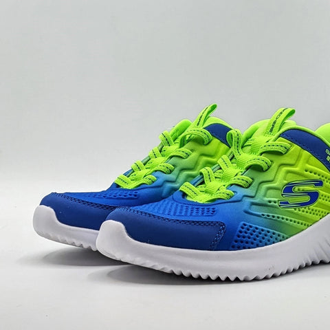 Skechers “Swift Fit” Boy's Green/Blue Cushioned Slip-On Sneakers | Skechers In Lebanon