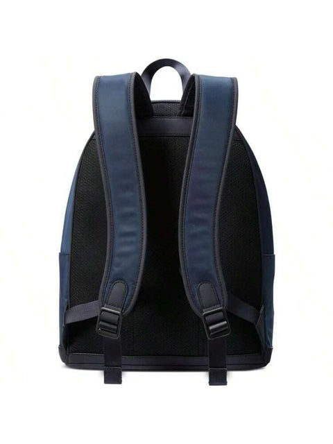 Michael Kors Men's Navy Malone Adjustable Solid Nylon Backpack|Michael Kors In Lebanon