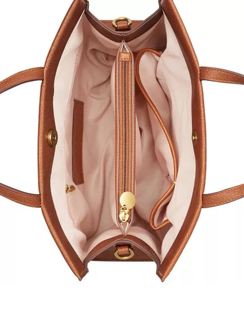 Style & Co Women's Camel Boxy Medium Tote Tortoise Handbag | Style & Co In Lebanon