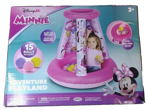 Disney Minnie Mouse Adventure Playland Inflatable Ball Pit w/ 15 Balls | Disney In Lebanon