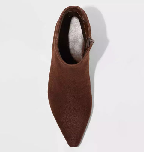 Universal Thread Women's Brown Taylor Kitten Heel Ankle Boots | Universal Thread In Lebanon