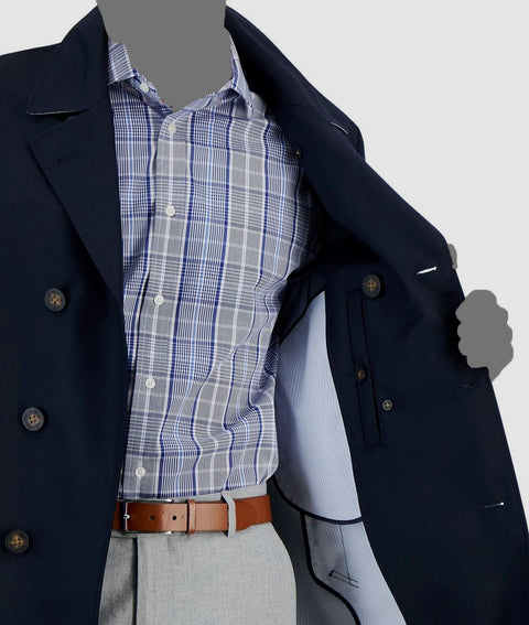 Lauren Ralph Lauren Men's Navy Classic-Fit Raincoat | Lauren Ralph Lauren In Lebanon