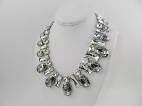 International Concepts Women's Silver Mixed Stone Necklace|  International Concepts in Lebanon