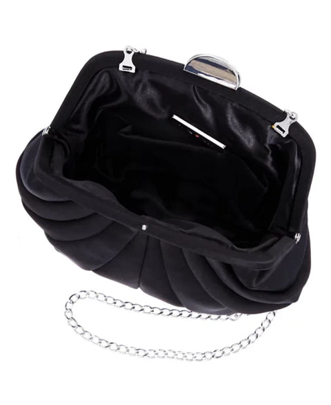 Nina Women's Black Quilted Art Deco Crossbody Bag | Nina In Lebanon