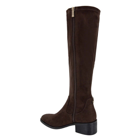 Brand New Kenneth Cole Women's Tall Stretch Boot, Brown
