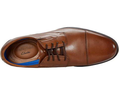 Clarks Men's Brown Whiddon Pace Leather Casual Shoes | Clarks In Lebanon