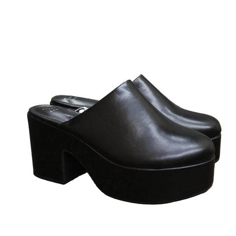 A New Day Women's Black Cheyenne Platform Clog Heels | A New Day In Lebanon