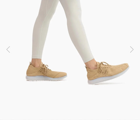Lane Eight Women's Beige AD 1 Trainer Running Sneakers | Lane Eight In Lebanon