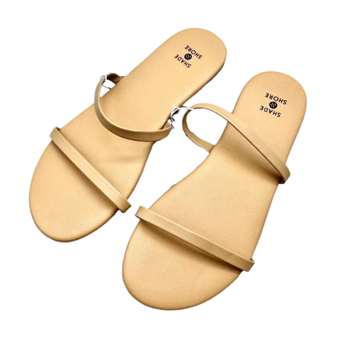 Shade & Shore Women's Tan Indi Slide Slippers |  Shade & Shore In Lebanon