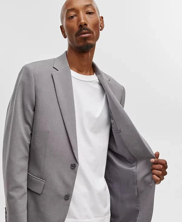 Mode of One Men's Gray Steel Heather Slim-Fit Suit Blazer|Mode of One In Lebanon