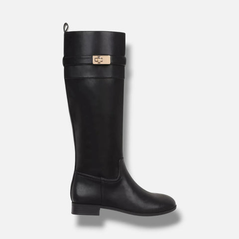 Giani Bernini Women's Black Taharahh Memory Foam Knee High Riding Boots | Giani Bernini In Lebanon