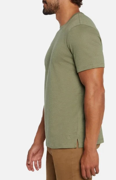 Banana Republic Men's Green Luxe Touch Performance T-Shirt |Banana Republic In Lebanon