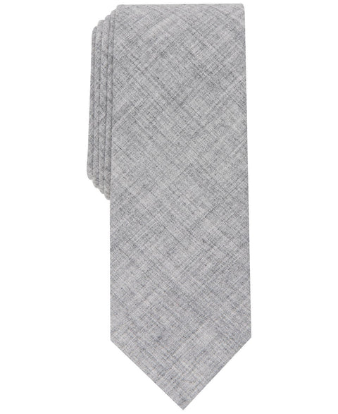 Bar III Men's Grenier Solid Tie Charcoal ABL207