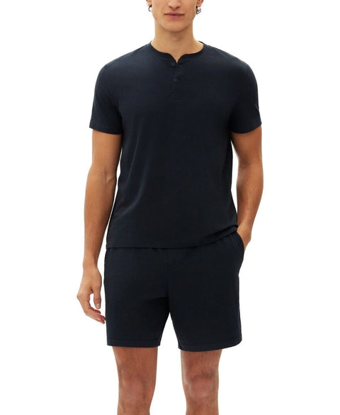GAP Men's Navy 2 Pc Pajama Set of Henley Top & Short  |  Gap in Lebanon