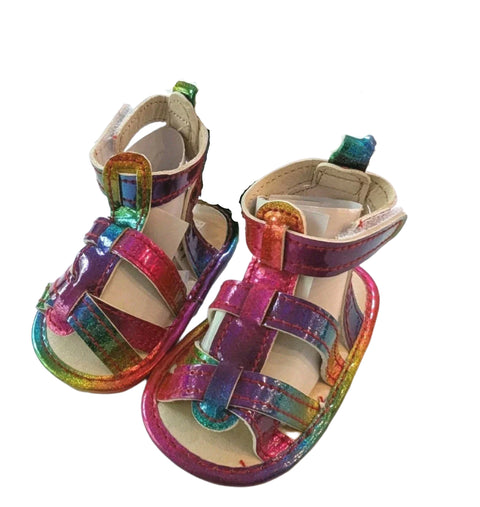 Laura Ashley Baby Girl's Multicolor Rainbow Strappy Sandal |Laura Ashley In Lebanon