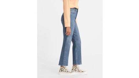 Levi's Women's Blue Ultra-High Rise Ribcage Straight Jeans | Levi's In Lebanon