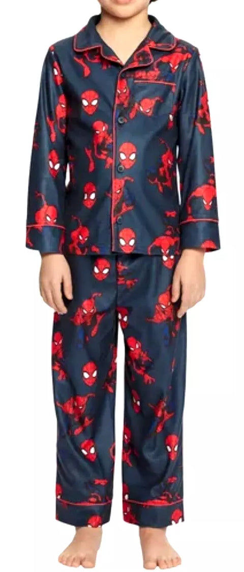 Marvel Spider-man Boy's Washed Black 2pcs Pajama Set | Marvel In Lebanon
