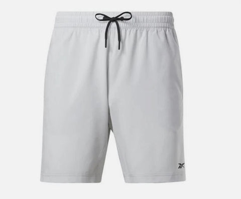 Reebok Men's Pure Gray 3 Regular fit Drawstring Short  | Reebok in Lebanon