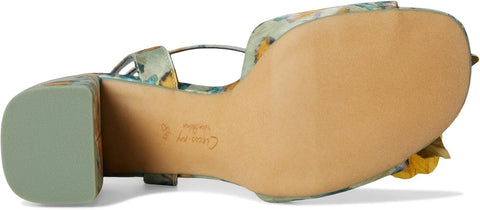 Circus NY by Sam Edelman Women's Mint & Yellow Aria Flower Ankle Strap Sandal | Circus NY In Lebanon