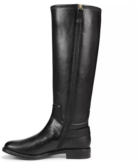 Franco Sarto Women's Black Merina Leather Knee-High Boots | Franco Sarto In Lebanon