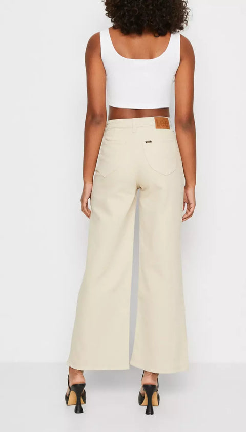 Lee Women's Beige Stella A Line Ultra Hi Waist Jeans | Lee In Lebanon