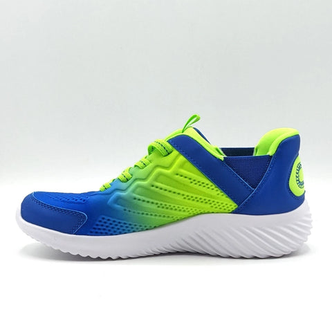 Skechers “Swift Fit” Boy's Green/Blue Cushioned Slip-On Sneakers | Skechers In Lebanon